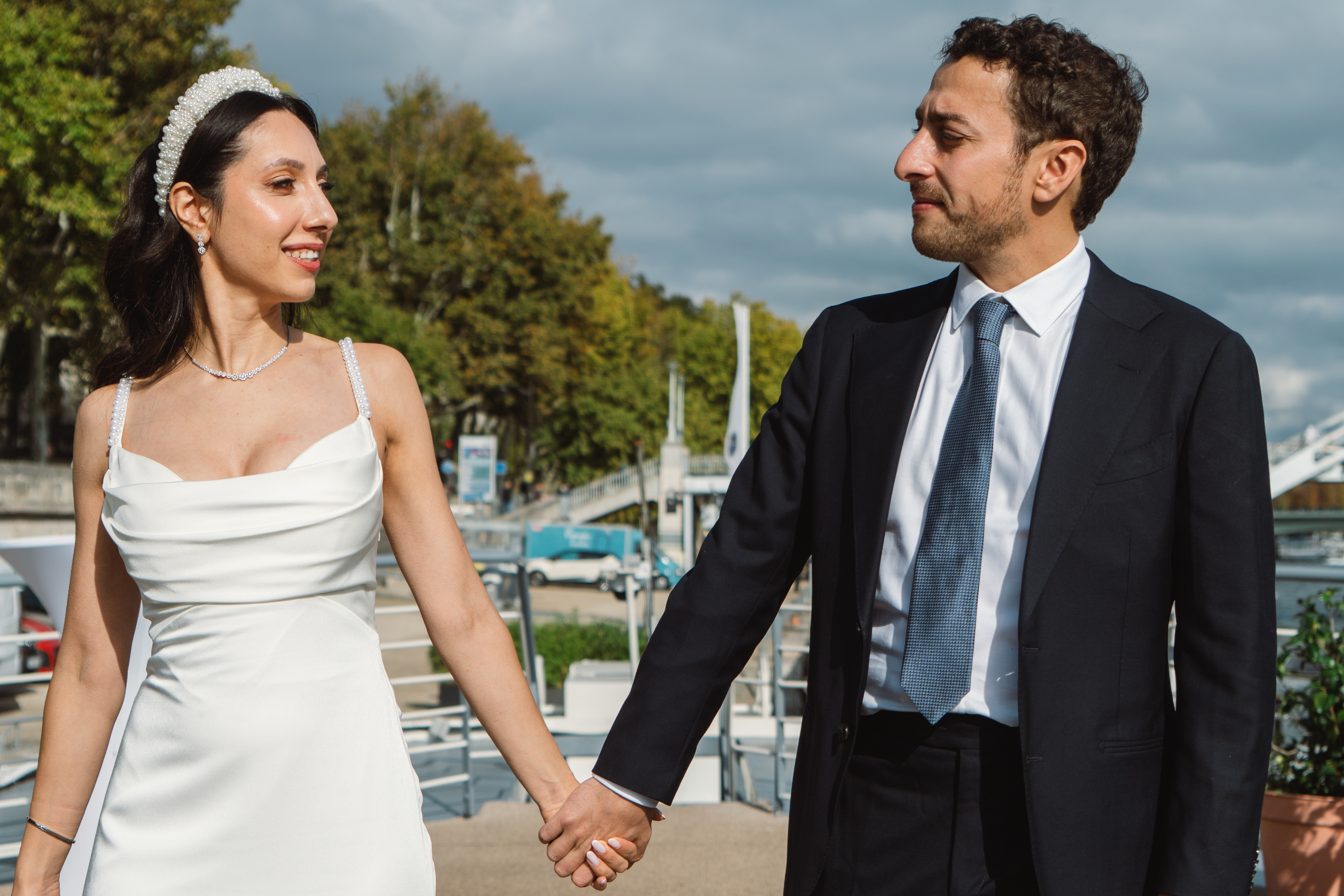 Moving wedding photograph